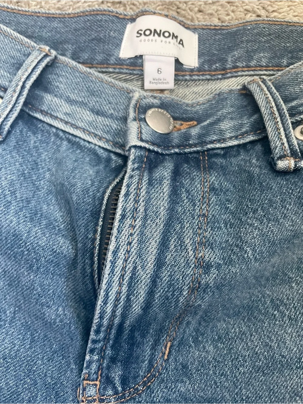 Sonoma Midwash Denim Cutoff Shorts